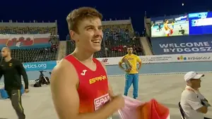 El exitoso debut del atleta navarro Manu Quijera: la mejor marca de la selección española en jabalina