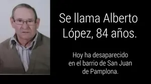 Encuentran en buen estado al hombre de 84 años que había desaparecido este sábado en Pamplona