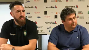 El jugador del Anaitasuna Franco Gavidia, lesionado tras un incidente durante un entrenamiento