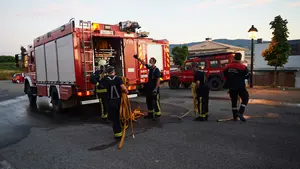 Una mujer, herida grave tras ser encontrada inconsciente en el incendio de una vivienda en Zizur Mayor
