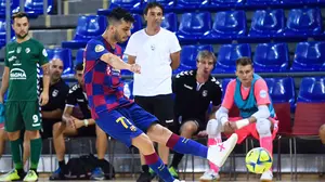 Osasuna Xota recibe una fuerte goleada en su primer amistoso ante el Barcelona en el Palau Blaugrana