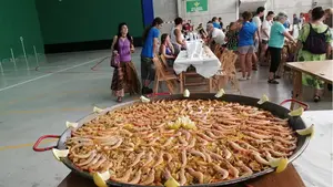 Paellada popular en Murieta: "Salvemos el Ega" quiere mantener viva la llama por una extracción sostenible