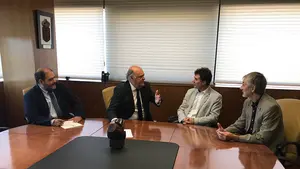 Colaboración para "paliar deficiencias": se reúnen el presidente del TSJN y el consejero de Justicia