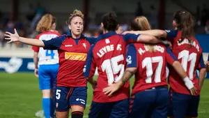 Goleada en Tajonar: las "rojillas" se deshacen con facilidad del Sporting en su presentación como locales