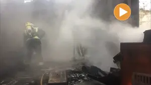 Las llamas han consumido todo: apagado un incendio en una caseta de campo próxima a Gabarderal