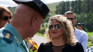 El Gobierno de Navarra tacha a la viuda de Beiro de ser de Vox por no saludar a Chivite en Leiza