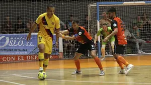 Nueva derrota del Ribera Navarra: el equipo de Tudela es colista al perder ante el líder FC Barcelona