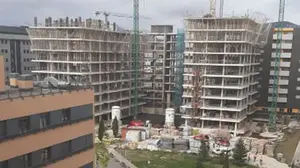 Muere un hombre de 32 años tras caer desde la quinta planta de un edificio en obras en Erripagaña