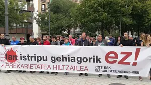 "Inseguridad" en la construcción: se manifiestan tras el último accidente laboral mortal en Navarra