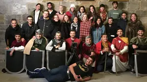 Las batallas vuelven a Roncesvalles: alumnos de la UNAV recrean el escenario medieval 1.200 años después