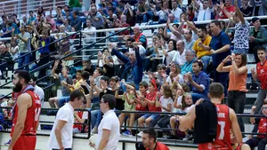 Las mejores imágenes del partido de baloncesto entre Basket Navarra y CB Marbella en Arrosadía