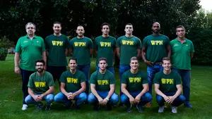 Las mejores im&aacute;genes de la presentaci&oacute;n oficial del Waterpolo Navarra 2019-10