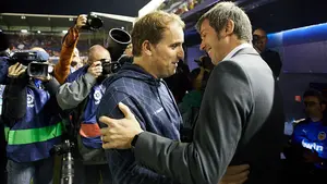 Arrasate, emocionado: "Poco más se puede pedir, es un día muy feliz y hemos hecho un gran partido"