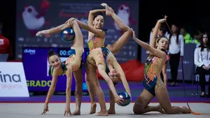 3.500 gimnastas en el Navarra Arena: Pamplona acoge los Campeonatos de España de Gimnasia Rítmica