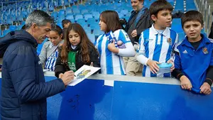 Imanol Alguacil, ante Osasuna: "Sus números en casa hablan mucho y bien del equipo y de la afición"