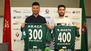 Osasuna Xota presume de las espectaculares cifras de sus jugadores Alexandre Araça y Roberto Martil