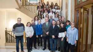 Reconocen a un colegio de Pamplona por convertirse en la primera ‘Escuela Embajadora’ del Parlamento Europeo