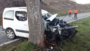 El fallecido en Gazólaz tras chocarse contra un árbol es un joven vecino de Pamplona de 19 años