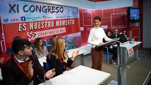 Chivite agita ante las juventudes socialistas la bandera del miedo frente al "preocupante ascenso de la ultraderecha"