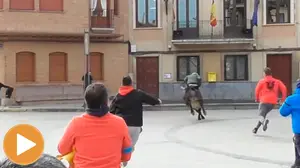 Operado de urgencia en Pamplona un joven navarro tras recibir en el escroto una cornada de una vaquilla