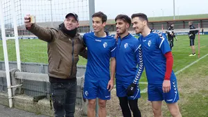 Luis Perea, ausente en la sesión matinal en Tajonar, a la espera de su cesión en el mercado de invierno