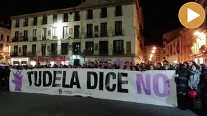 Rechazo contundente de la ciudadanía a la última agresión sexual de Navarra: "¡Tudela dice no!"