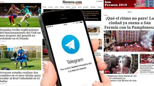 Recibe gratis en tu móvil las alertas y últimas noticias de NAVARRA.COM: abrimos canal en Telegram