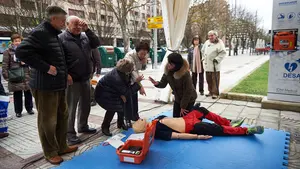 Espacio cardioprotegido: inauguran en Pamplona la primera torre que puede salvar vidas