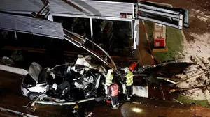 Mueren los dos hermanos, de 5 y 8 años, tras el trágico accidente ocurrido en Estella con un autobús sin frenos