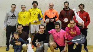 Toño Romero se proclama campeón del primer circuito navarro de Squash-57 en la Universidad de Navarra