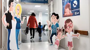 Un hospital navarro acoge una exposici&oacute;n basada en un cuento infantil para educar en valores