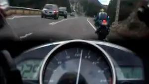 Identifican a diez moteros por circular a 203 km/h por una zona de Viana y grabarse en vídeo