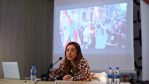 María Jiménez subraya en Pamplona la importancia de la batalla del relato en el terrorismo de ETA