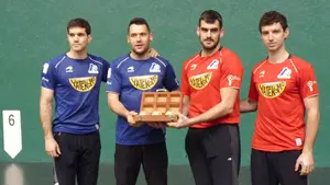 Ezkurdia se quita presión y asegura en el Labrit que Jaka y Zabaleta son los "favoritos" en semifinales