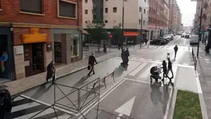 Pamplona 'transformará' sus pasos de cebra para que los peatones crucen con más seguridad