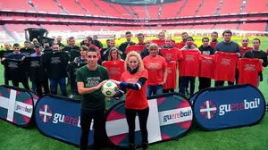 Tres jugadores de Osasuna reclaman que las selecciones vascas puedan competir en torneos internacionales