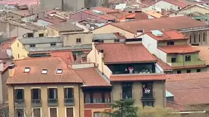 La lucha de San Fermín contra el coronavirus: el 'Riau-Riau' suena en Pamplona para subir los ánimos de la población