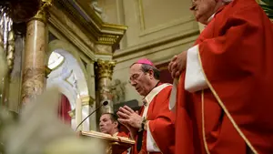 Vuelve a ver la misa especial presidida por el arzobispo de Pamplona desde la capilla de San Fermín