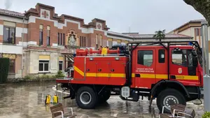 La UME mantiene la desinfección de residencias en Navarra y trabaja por segunda vez en algunas
