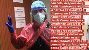 Enfermeras del Reina Sofía de Tudela denuncian que se protegen con bolsas de basura: "Es una vergüenza"