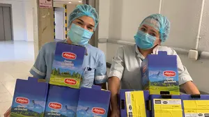 Un regalo inesperado para los sanitarios navarros que facilita el durísimo día a día en los hospitales