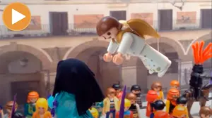 Tudela vence al coronavirus y celebra la tradicional Bajada del Ángel de dos maneras muy especiales