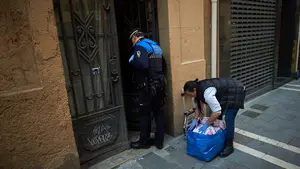 El Ayuntamiento de Pamplona afirma que ofreció techo y cama a los 14 okupas desalojados en el Casco Antiguo 