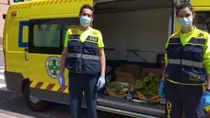  Los huertos urbanos comunitarios de Pamplona entregan sus productos frescos al Banco de Alimentos