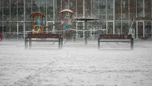 Hasta 15 mm en una hora: Navarra registra una brusca caída de las temperaturas con grandes tormentas