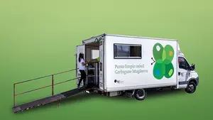 El servicio de recogida de los puntos limpios móviles de la Comarca de Pamplona se reanuda este lunes