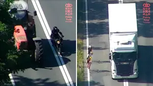 La Policía Foral ya denuncia 'a golpe' de dron en Navarra: así vigilan las carreteras desde el aire