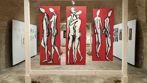 Descubren las obras de arte de un vecino de Barásoain guardadas en un sótano desde su muerte hace 26 años