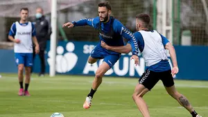 Cinco jugadores rojillos se entrenan de manera individual, a solo cuatro días de volver a la competición