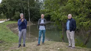Terminan la restauración del meandro Areatzea en el parque fluvial de la Comarca de Pamplona